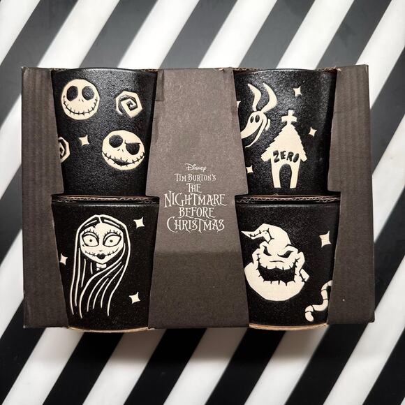 Nightmare Before Christmas Rae Dunn Ramekins Set Jack Sally Zero Oogie Boogie - Picture 1 of 3
